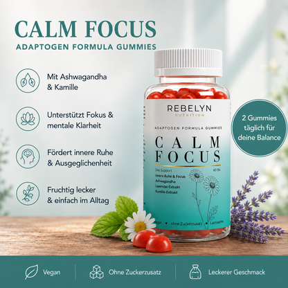 Zen Focus Ashwagandha Complex, Vitamine B6 Gummies – 60 stuks