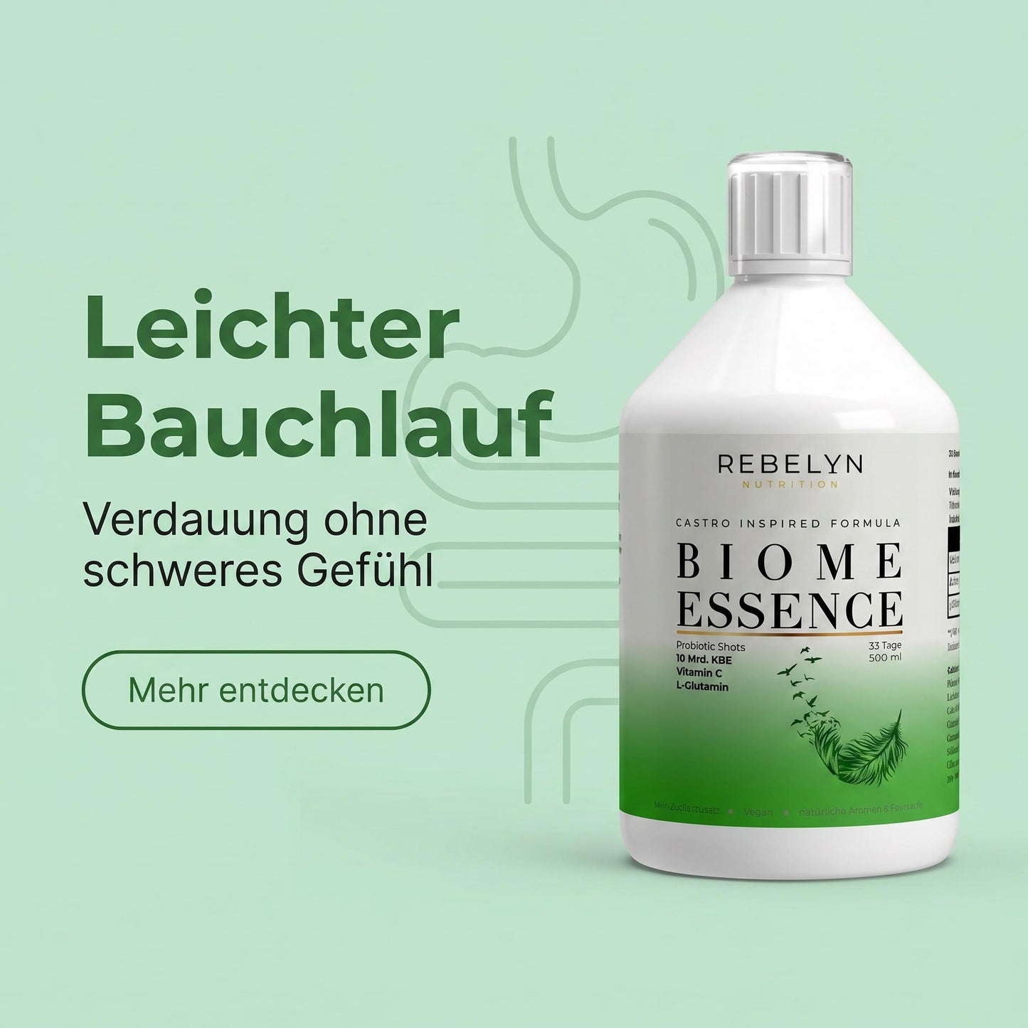 Biome Essence - Dagelijkse Shot voor Darmflora, Spijsvertering & Immuunsysteem