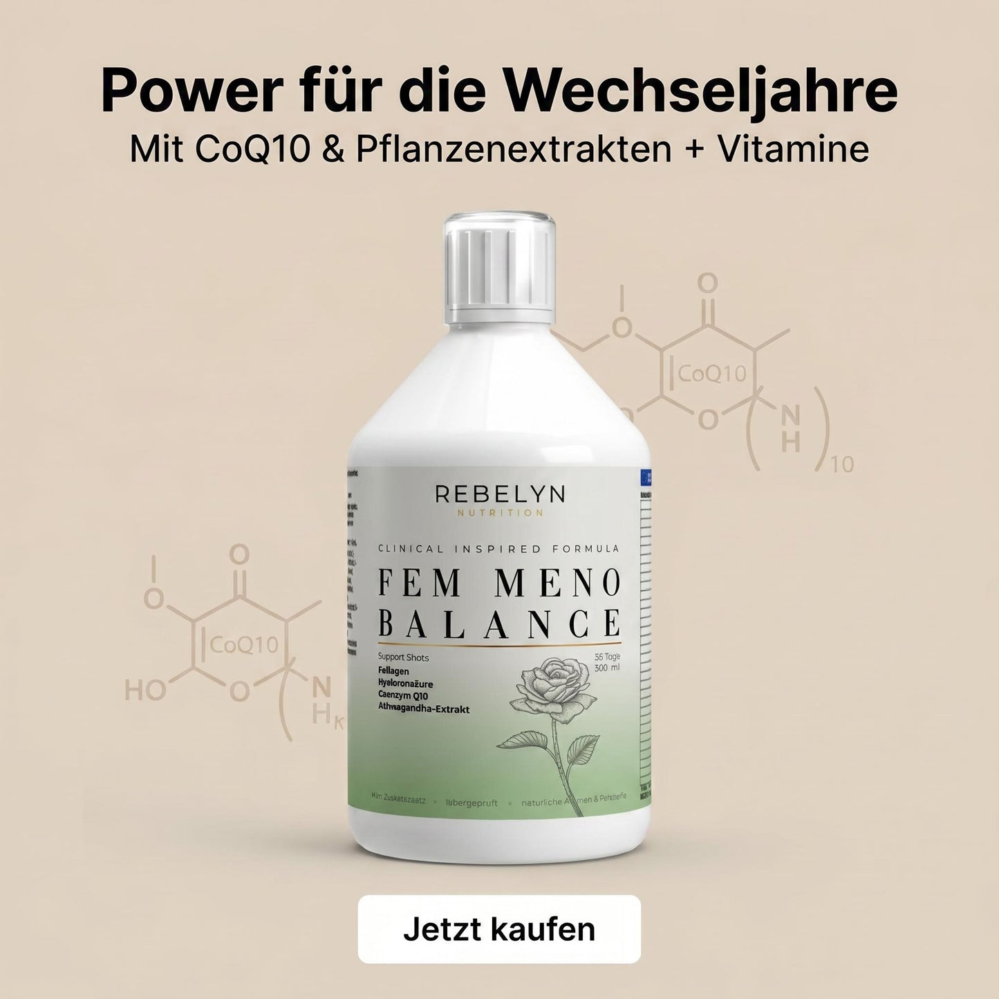 Fem Meno Balance Collageen Shots – Sinaasappel