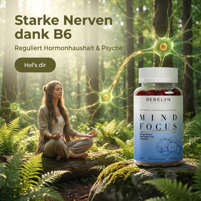 Lion's Mane + Vitamine B6 Gummies - 60 st.
