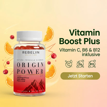 Premium Shilajit Gummies 1000 + Vitamine C, B6, B12