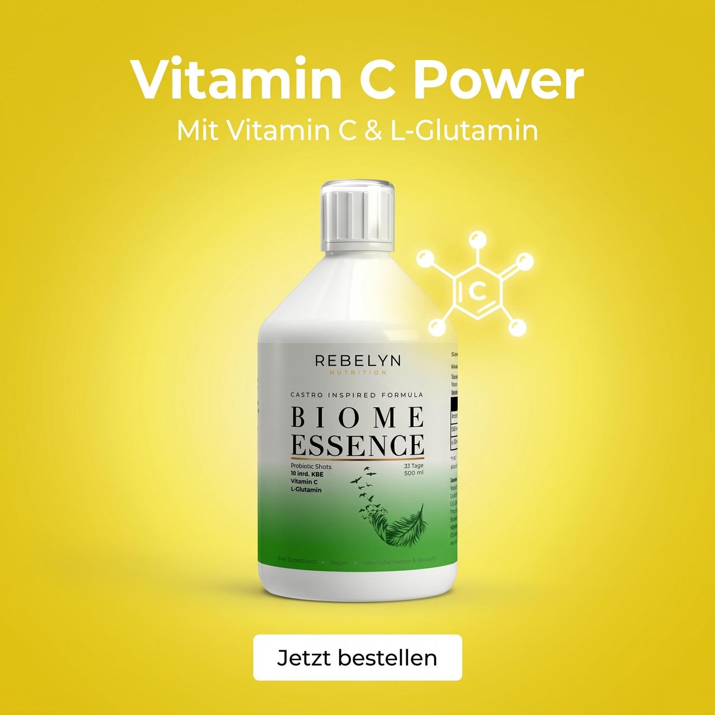 Biome Essence - Dagelijkse Shot voor Darmflora, Spijsvertering & Immuunsysteem